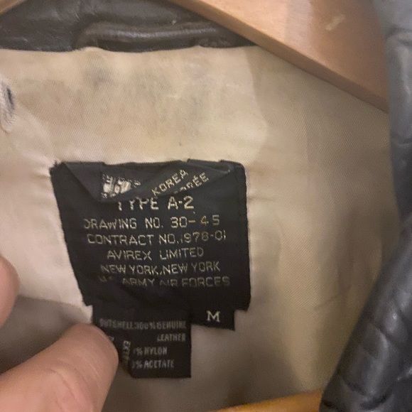 Avirex A2 bomber.  Own the classic - Picture 3 of 6